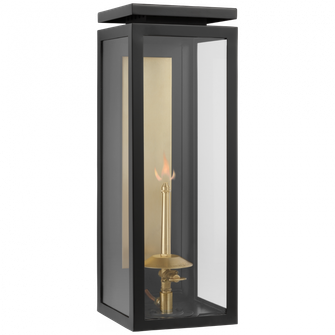 Fresno Medium 3/4 Gas Wall Lantern (279|CHO 2550BLK-CG)