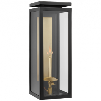 Fresno Medium 3/4 Gas Wall Lantern (279|CHO 2550BLK-CG)
