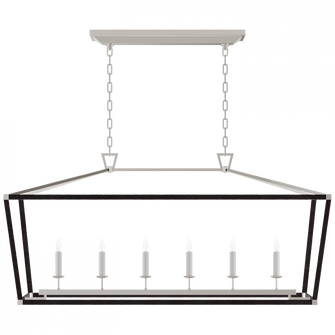 Darlana Large Rattan Wrapped Linear Lantern (279|CHC 5766PN/BRT)