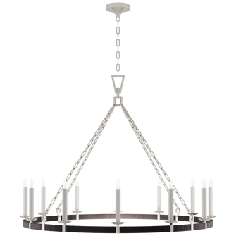 Darlana XL Wrapped Ring Chandelier (279|CHC 5874PN/BRT)