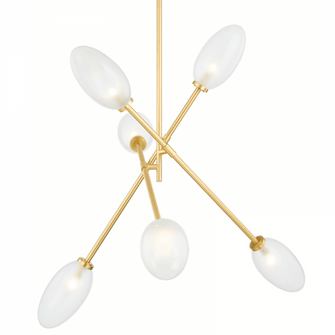 6 LIGHT CHANDELIER (57|5052-AGB)