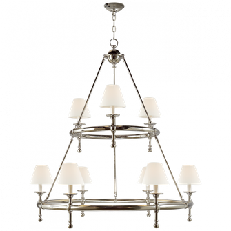 Classic Two-Tier Ring Chandelier (279|SL 5813PN-L)