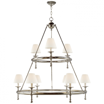 Classic Two-Tier Ring Chandelier (279|SL 5813PN-L)