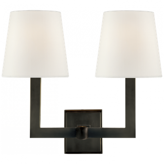 Square Tube Double Sconce (279|SL 2820BZ-L)