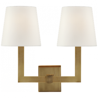 Square Tube Double Sconce (279|SL 2820HAB-L)