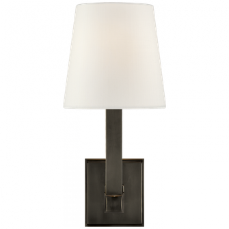 Square Tube Single Sconce (279|SL 2819BZ-L)