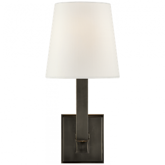 Square Tube Single Sconce (279|SL 2819BZ-L)