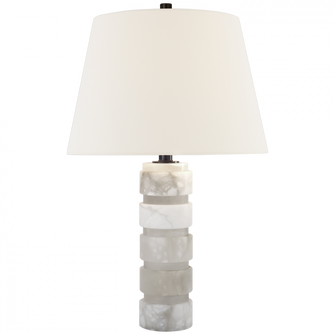 Round Chunky Stacked Table Lamp (279|CHA 8945ALB-L)