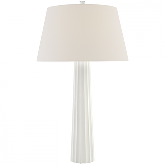 Fluted Spire Large Table Lamp (279|CHA 8906WHT-L)