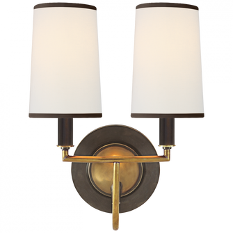 Elkins Double Sconce (279|TOB 2068BZ/HAB-L/BT) Elkins Double Sconce (279|TOB 2068BZ/HAB-L/BT)