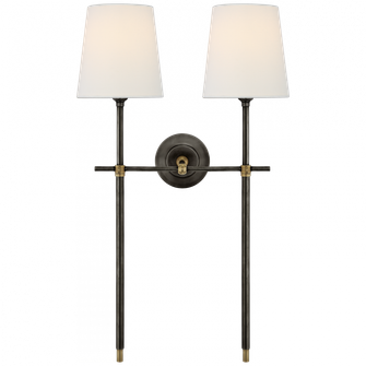 Bryant Large Double Tail Sconce (279|TOB 2025BZ/HAB-L)