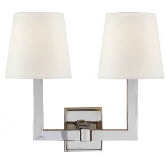 Square Tube Double Sconce (279|SL 2820PN-L)