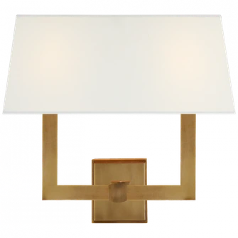 Square Tube Double Sconce (279|SL 2820HAB-L2)