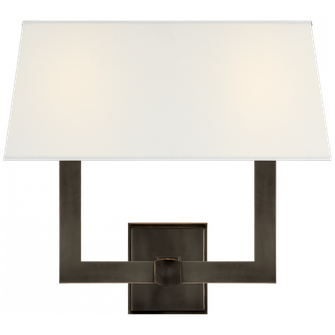 Square Tube Double Sconce (279|SL 2820BZ-L2)