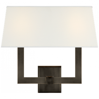 Square Tube Double Sconce (279|SL 2820BZ-L2)