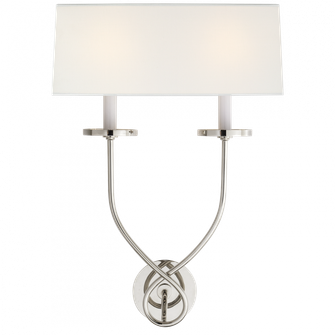 Symmetric Twist Double Sconce (279|CHD 1612PN-L)