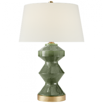 Weller Zig-Zag Table Lamp (279|CHA 8666SHK-L)