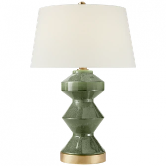 Weller Zig-Zag Table Lamp (279|CHA 8666SHK-L)