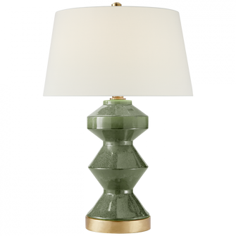 Weller Zig-Zag Table Lamp (279|CHA 8666SHK-L)