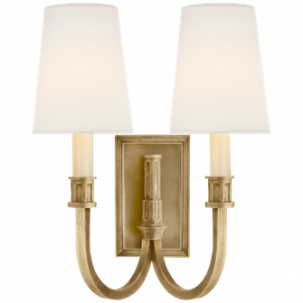 Modern Library Double Sconce (279|TOB 2328HAB-L)