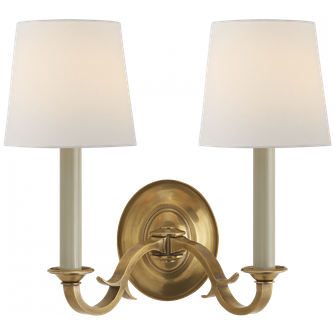 Channing Double Sconce (279|TOB 2121HAB-L)