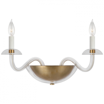 Brigitte Small Double Sconce (279|PCD 2020CG/HAB)