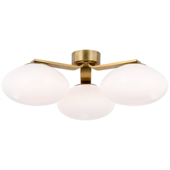 Marisol XL Triple Flush Mount (279|CD 4015SB-WG)