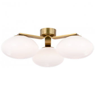 Marisol XL Triple Flush Mount (279|CD 4015SB-WG)
