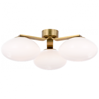 Marisol XL Triple Flush Mount (279|CD 4015SB-WG)
