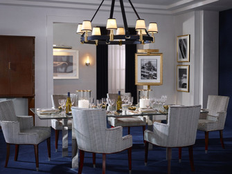 Riley Large Ring Chandelier (279|RL 5612NB/NVY-L)
