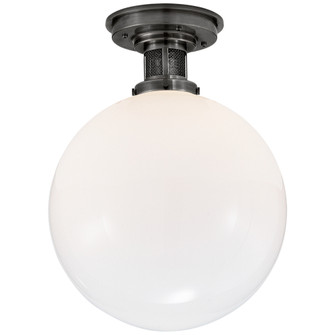 McCarren Medium Flush Mount (279|RL 4461BZ-WG)