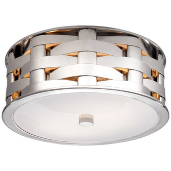 Ella Woven Small Flush Mount (279|RL 4090PN-WG)