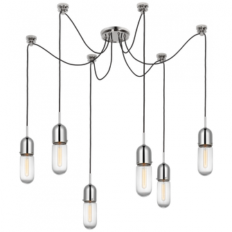 Junio 6-Light Chandelier (279|TOB 5645PN-CG-6)