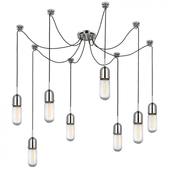 Junio 8-Light Chandelier (279|TOB 5645PN-CG-8)
