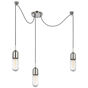 Junio 3-Light Chandelier (279|TOB 5645PN-CG-3)