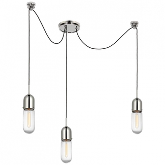 Junio 3-Light Chandelier (279|TOB 5645PN-CG-3)