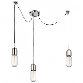 Junio 3-Light Chandelier (279|TOB 5645PN-CG-3)