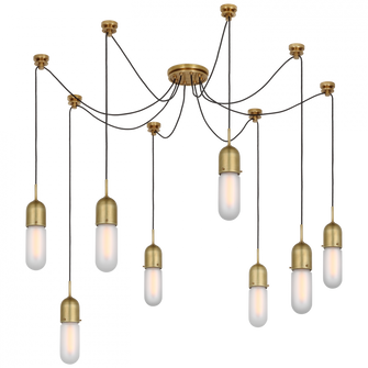 Junio 8-Light Chandelier (279|TOB 5645HAB-FG-8)