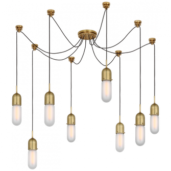 Junio 8-Light Chandelier (279|TOB 5645HAB-FG-8)