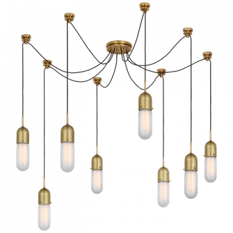 Junio 8-Light Chandelier (279|TOB 5645HAB-FG-8)