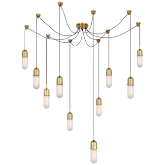 Junio 10-Light Chandelier (279|TOB 5645HAB-FG-10)