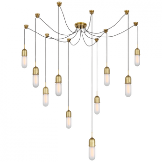 Junio 10-Light Chandelier (279|TOB 5645HAB-FG-10)