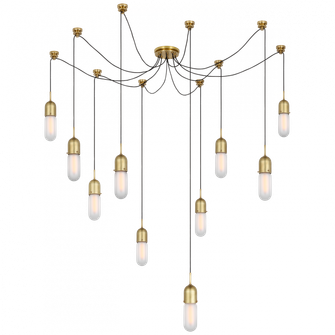 Junio 10-Light Chandelier (279|TOB 5645HAB-FG-10)