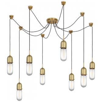 Junio 8-Light Chandelier (279|TOB 5645HAB-CG-8)
