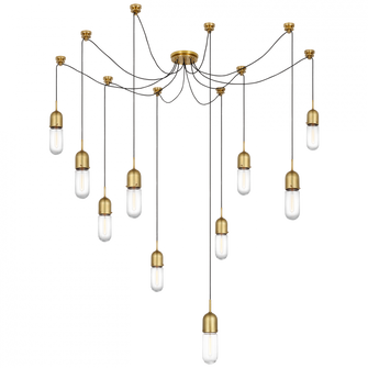 Junio 10-Light Chandelier (279|TOB 5645HAB-CG-10)