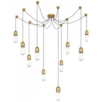 Junio 10-Light Chandelier (279|TOB 5645HAB-CG-10)