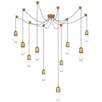 Junio 10-Light Chandelier (279|TOB 5645HAB-CG-10)