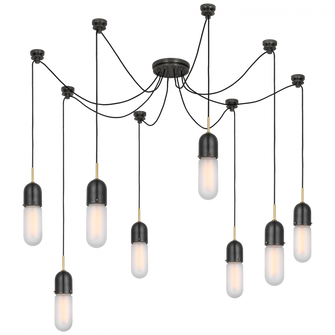 Junio 8-Light Chandelier (279|TOB 5645BZ/HAB-FG-8)