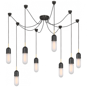 Junio 8-Light Chandelier (279|TOB 5645BZ/HAB-FG-8)