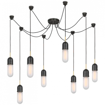 Junio 8-Light Chandelier (279|TOB 5645BZ/HAB-FG-8)